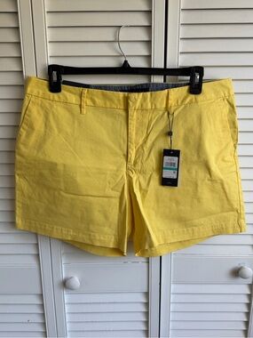 Tommy Hilfiger Yellow Women's Chino Shorts